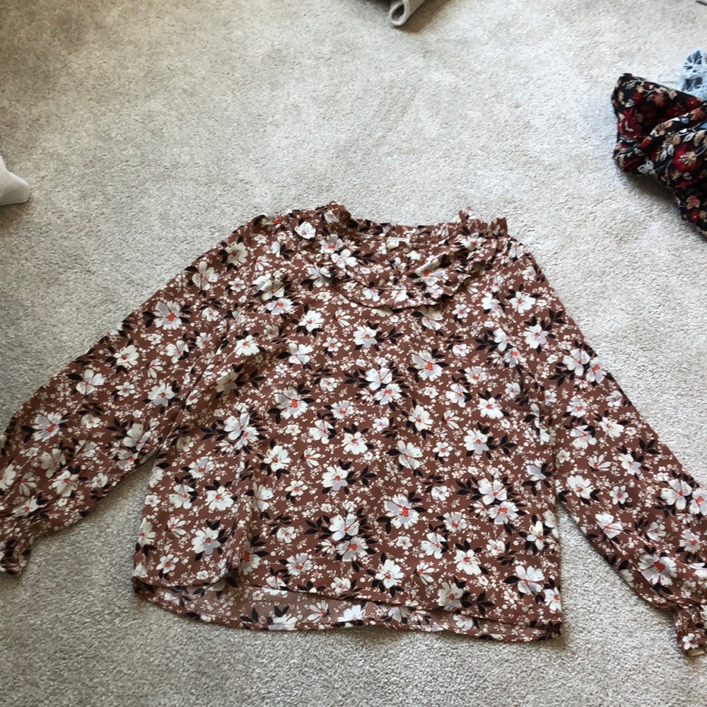 Hayden girls floral top